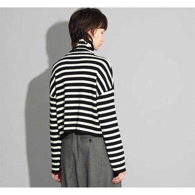 SACRA サクラ 126634081 エクストラファインメリノボーダートップ EX.FINE MERINO BORDER TOP |  | 02