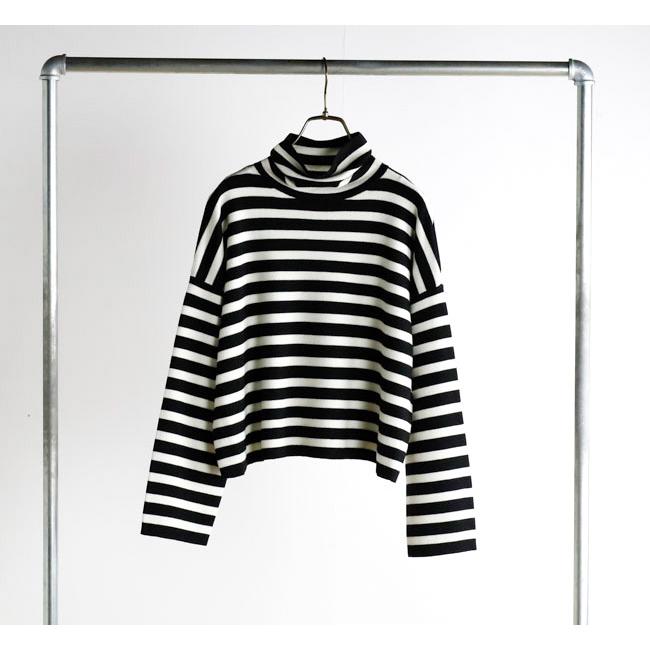 SACRA サクラ 126634081 エクストラファインメリノボーダートップ EX.FINE MERINO BORDER TOP |  | 06