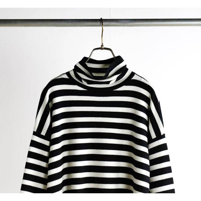 SACRA サクラ 126634081 エクストラファインメリノボーダートップ EX.FINE MERINO BORDER TOP |  | 07