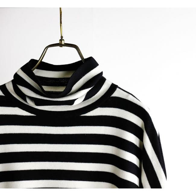 SACRA サクラ 126634081 エクストラファインメリノボーダートップ EX.FINE MERINO BORDER TOP |  | 09