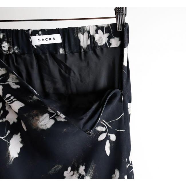 SACRA サクラ 126606123 ブラードフローラスカート BLURRED FLORA SKIRT |  | 08