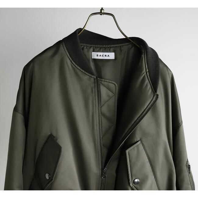 SACRA サクラ 126603031 プレミアムハイカウントツイルフライトジャケット PREMIUM H.COUNT TWILL FLIGHT JACKET |  | 12