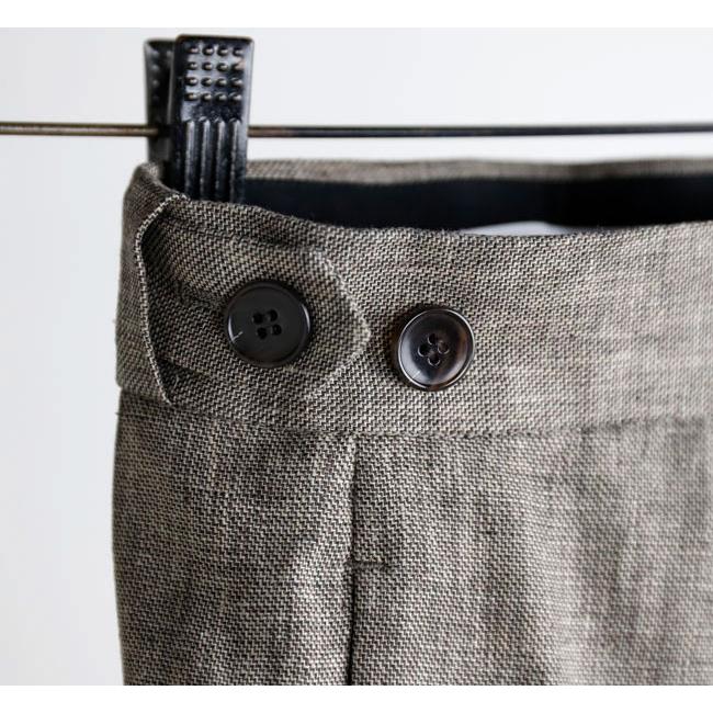 SACRA サクラ LINEN COTTON CHAMBRAY PANTS シャンブレーパンツ