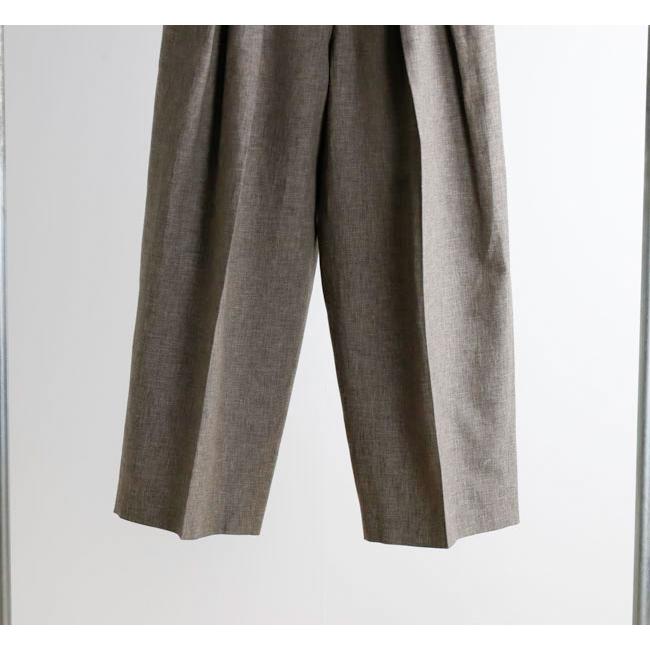 SACRA サクラ LINEN COTTON CHAMBRAY PANTS シャンブレーパンツ