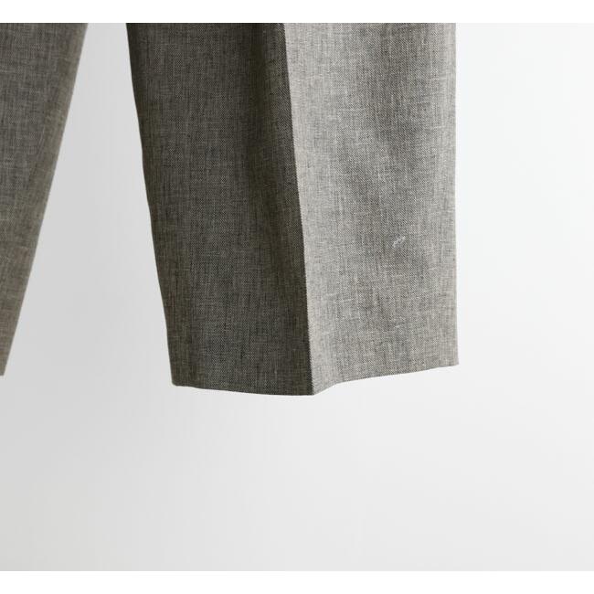 SACRA サクラ LINEN COTTON CHAMBRAY PANTS シャンブレーパンツ