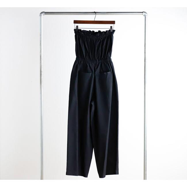 限定値下げ！美品　SACRA オールインワン　NAVY SACRA アセテートツイル サロペット 125112051 レディース 大人