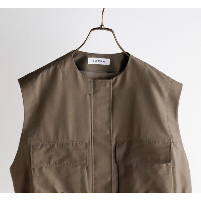 SALE40%OFF //SACRA サクラ CO/PE TUMBLER FINISH GILET クロップドジレ 125108061 |  | 13