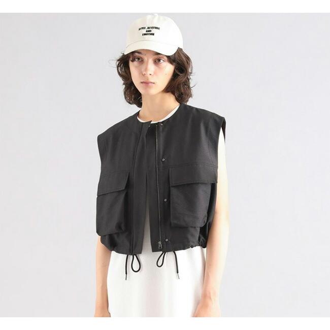 SALE40%OFF //SACRA サクラ CO/PE TUMBLER FINISH GILET クロップドジレ 125108061 |  | 01