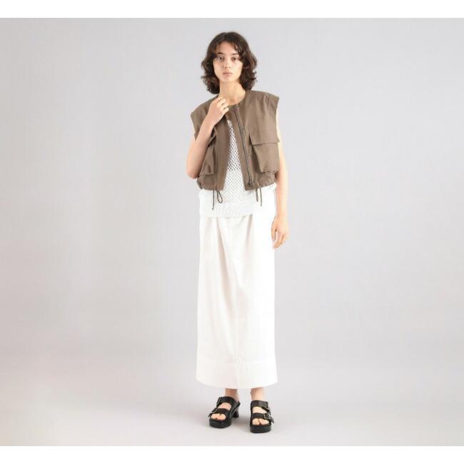 SALE40%OFF //SACRA サクラ CO/PE TUMBLER FINISH GILET クロップドジレ 125108061 |  | 02
