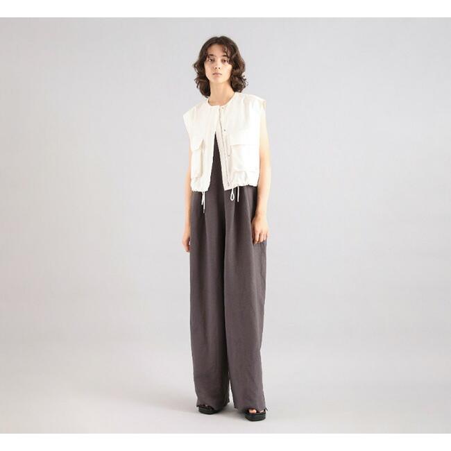 SALE40%OFF //SACRA サクラ CO/PE TUMBLER FINISH GILET クロップドジレ 125108061 |  | 03