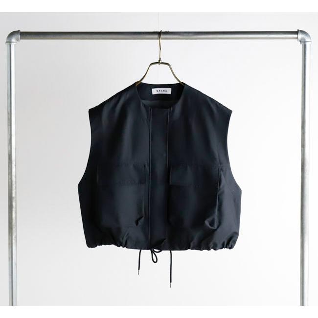 SALE40%OFF //SACRA サクラ CO/PE TUMBLER FINISH GILET クロップドジレ 125108061 |  | 07