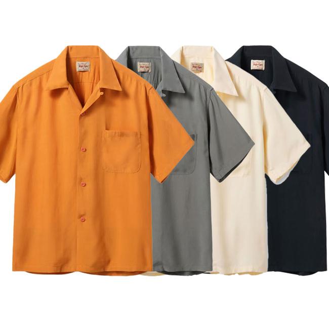 STYLE EYES スタイルアイズ SE39455 ボーリングシャツ 半袖 Lot No. SE39455 / RAYON BOWLING SHIRT “PLAIN” |  | 04
