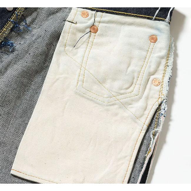 SUGAR CANE シュガーケーン Lot No. SC42025 デニムパンツ 13oz. DENIM WAIST OVERALLS 2025 MODEL (WIDE LEG) |  | 15