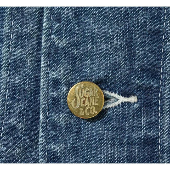 SUGAR CANE シュガーケーン Lot No. SC15708 デニムワークコート 11oz. BLUE DENIM WORK COAT AGED MODEL |  | 03