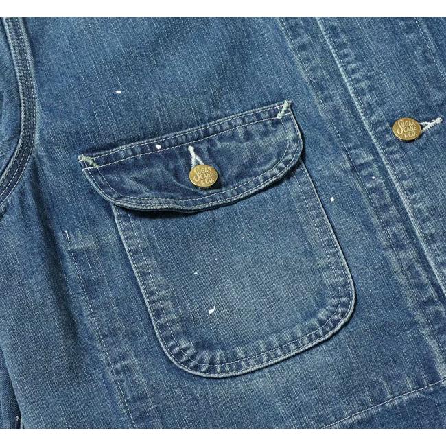 SUGAR CANE シュガーケーン Lot No. SC15708 デニムワークコート 11oz. BLUE DENIM WORK COAT AGED MODEL |  | 04