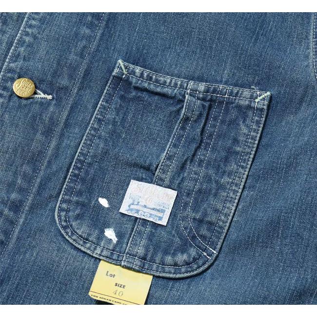 SUGAR CANE シュガーケーン Lot No. SC15708 デニムワークコート 11oz. BLUE DENIM WORK COAT AGED MODEL |  | 06