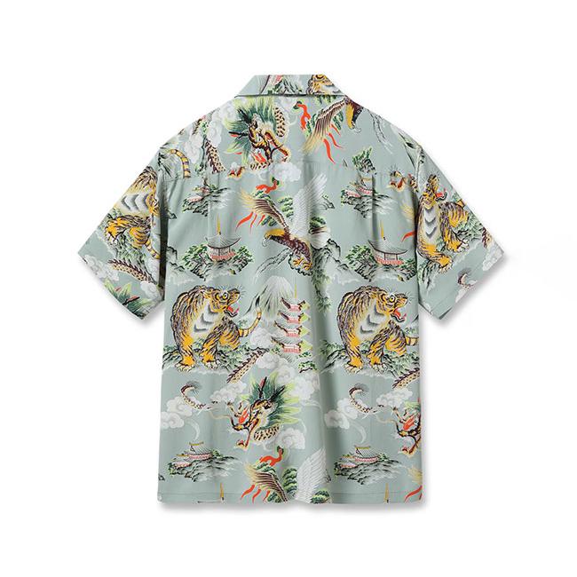 SUN SURF サンサーフ Lot No. SS39743 / SUN SURF SPECIAL EDITION “EAGLE, TIGER, DRAGON” ハワイアンシャツ アロハシャツ 半袖 |  | 02