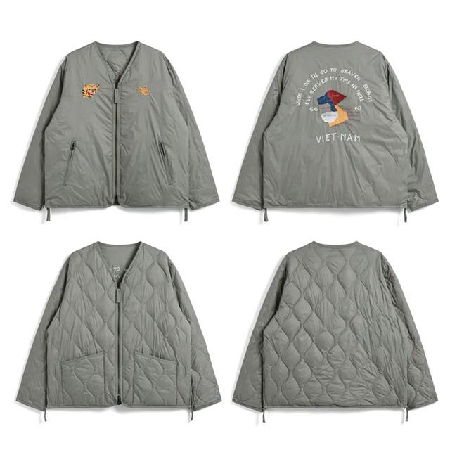 TAION タイオン TAION-JK03JS ジャパンスペシャル リバーシブル ベトジャン ダウンジャケット ユニセックス |  | 11