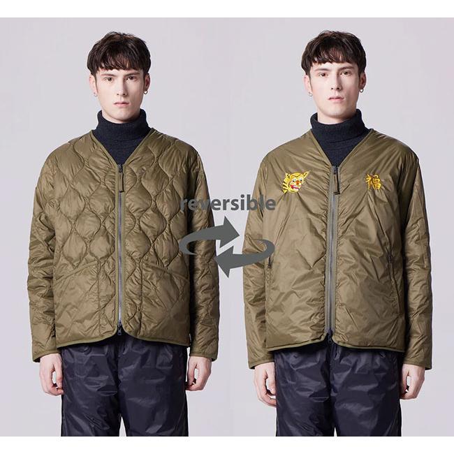 TAION タイオン TAION-JK03JS ジャパンスペシャル リバーシブル ベトジャン ダウンジャケット ユニセックス |  | 09