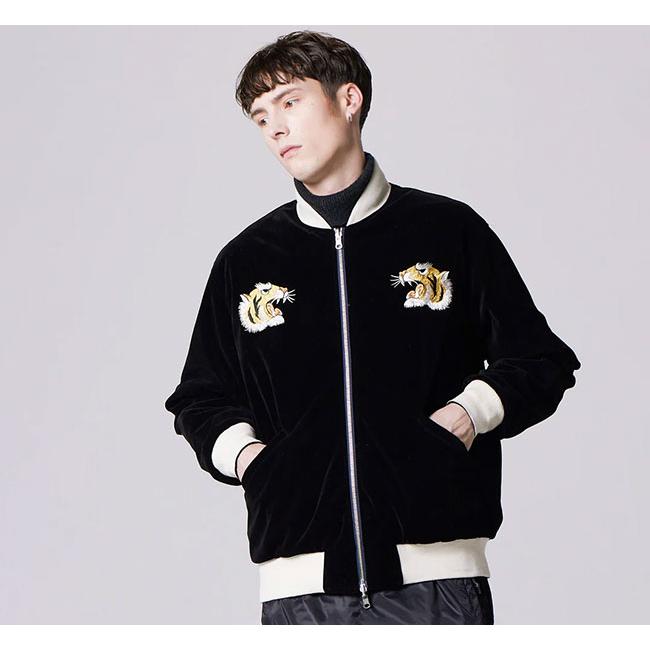 TAION タイオン TAION-JK04JSジャパンスペシャル リバーシブル スカジャン ダウンジャケット ユニセックス |  | 12