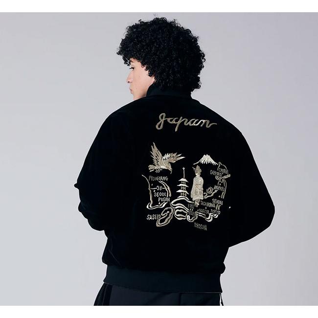 TAION タイオン TAION-JK04JSジャパンスペシャル リバーシブル スカジャン ダウンジャケット ユニセックス |  | 05