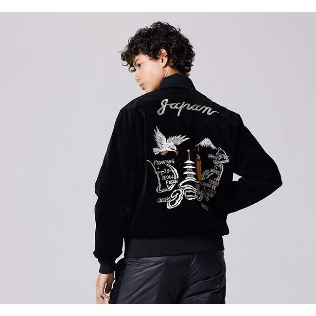 TAION タイオン TAION-JK04JSジャパンスペシャル リバーシブル スカジャン ダウンジャケット ユニセックス |  | 09