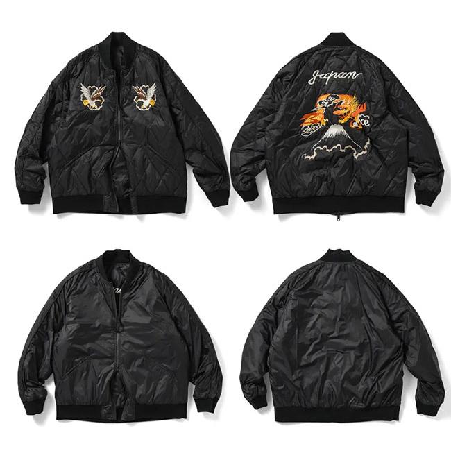 TAION タイオン TAION-JK04JS-N1 ジャパンスペシャル リバーシブル スカジャン ダウンジャケット ユニセックス | 