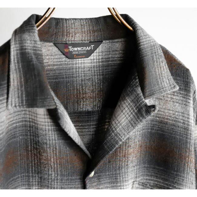TOWN CRAFT タウンクラフト TC24F01800 ループカラー ネル オンブレシャツ 60S LOOP COLLAR NEL OMBRE SHIRTS |  | 13