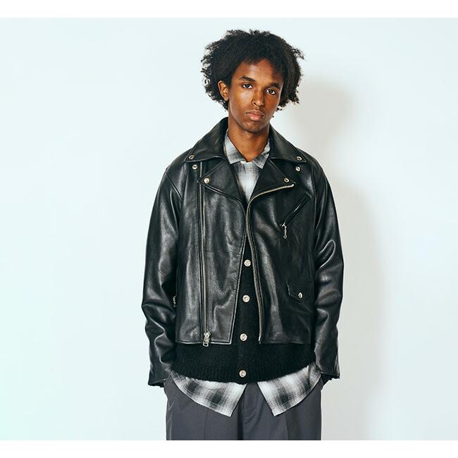 TOWN CRAFT タウンクラフト TC23F00200 ダブルライダースジャケット LEATHER DOUBLE RIDERS | 