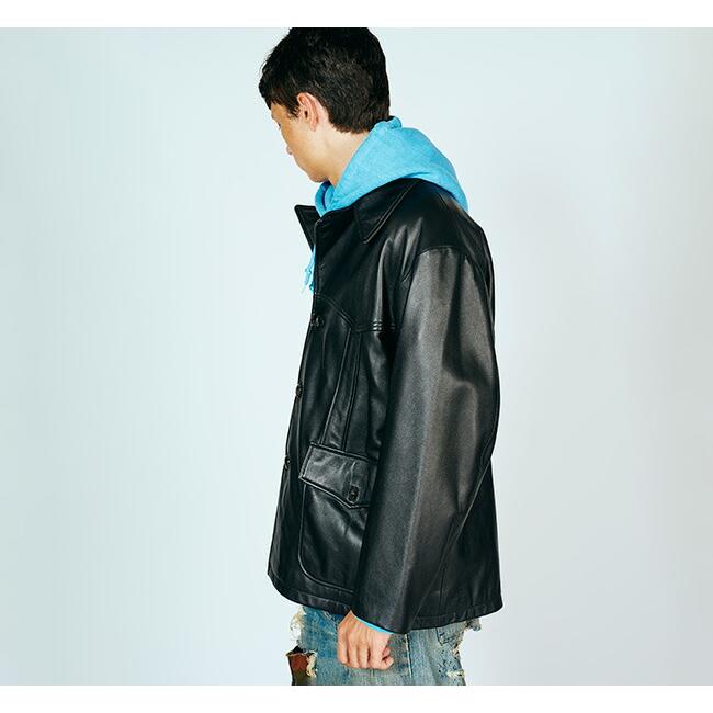 TOWN CRAFT タウンクラフト TC22F02100 レザーランチャーコート LEATHER RANCHER COAT |  | 03