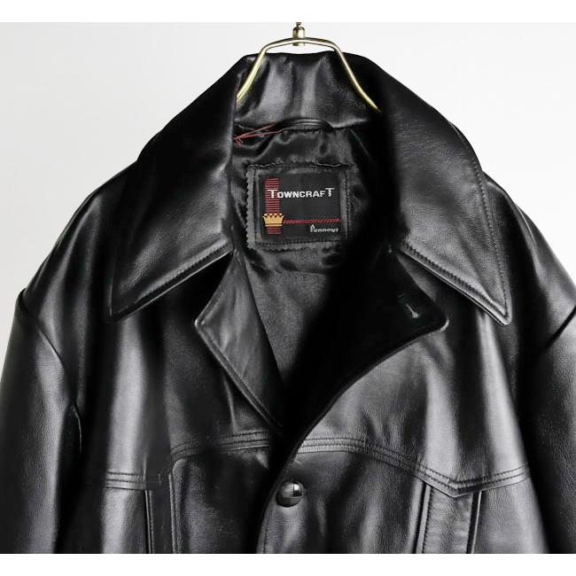 TOWN CRAFT タウンクラフト TC22F02100 レザーランチャーコート LEATHER RANCHER COAT |  | 07