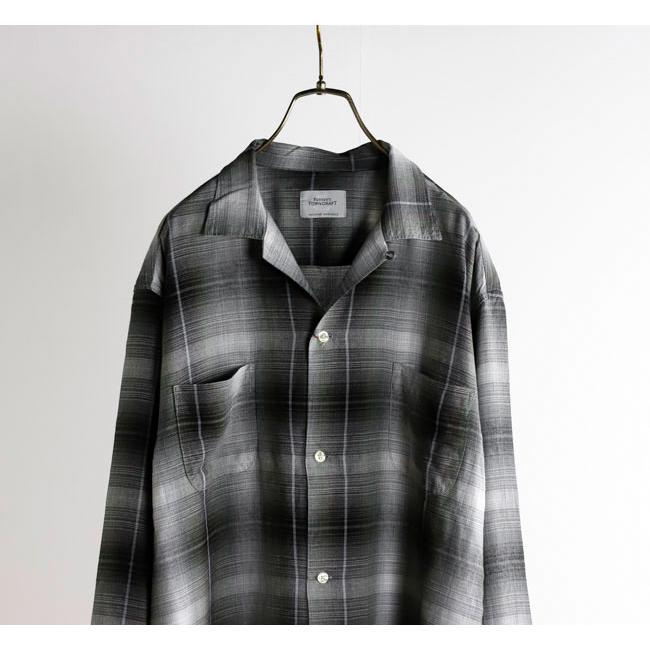 TOWN CRAFT タウンクラフト TC25F02300 オンブレチェック ループカラーシャツ 60S OMBRE LOOP COLLAR SHIRTS |  | 12