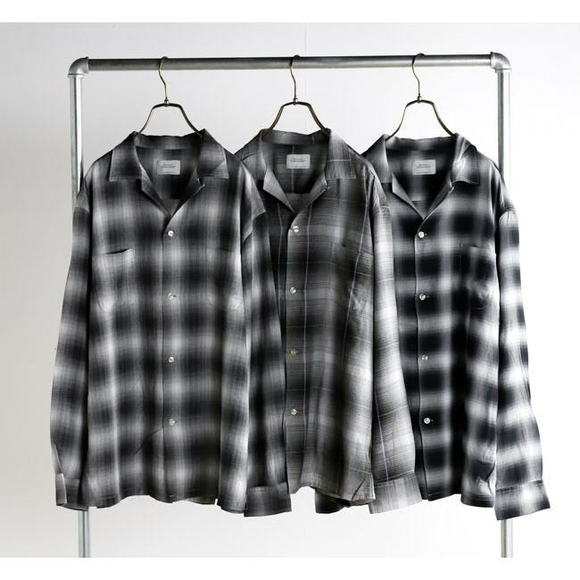 TOWN CRAFT タウンクラフト TC25F02300 オンブレチェック ループカラーシャツ 60S OMBRE LOOP COLLAR SHIRTS |  | 02