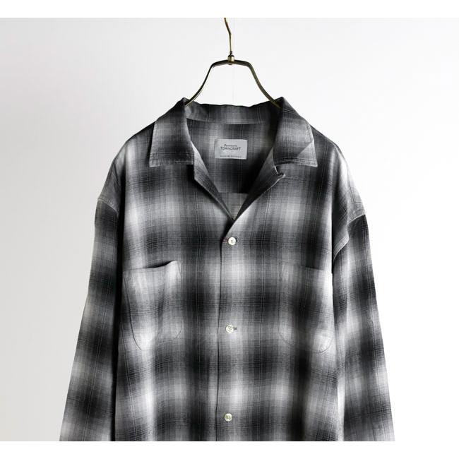 TOWN CRAFT タウンクラフト TC25F02300 オンブレチェック ループカラーシャツ 60S OMBRE LOOP COLLAR SHIRTS |  | 07