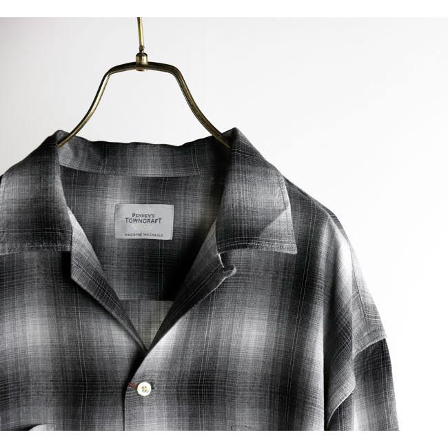 TOWN CRAFT タウンクラフト TC25F02300 オンブレチェック ループカラーシャツ 60S OMBRE LOOP COLLAR SHIRTS |  | 09