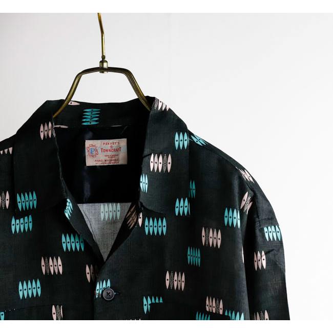 TOWN CRAFT タウンクラフト TC26S00400 プリンティド レーヨンループカラーシャツ PRINTED RAYON ROOP COLLAR SHIRTS |  | 05