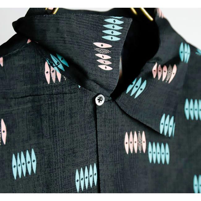 TOWN CRAFT タウンクラフト TC26S00400 プリンティド レーヨンループカラーシャツ PRINTED RAYON ROOP COLLAR SHIRTS |  | 06
