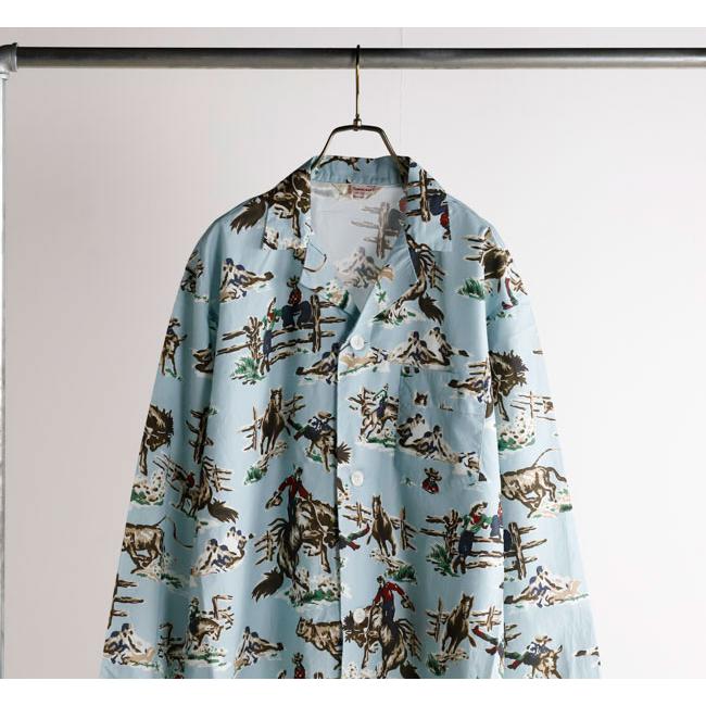TOWN CRAFT タウンクラフト TC26S01100 プリンティド パジャマジャケット PRINTED PAJAMA JACKET |  | 15