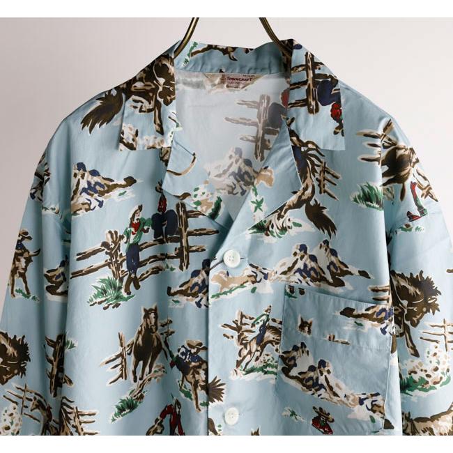 TOWN CRAFT タウンクラフト TC26S01100 プリンティド パジャマジャケット PRINTED PAJAMA JACKET |  | 16