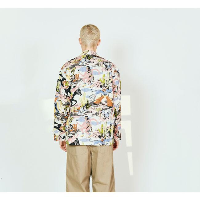 TOWN CRAFT タウンクラフト TC26S01100 プリンティド パジャマジャケット PRINTED PAJAMA JACKET |  | 03