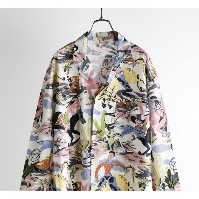 TOWN CRAFT タウンクラフト TC26S01100 プリンティド パジャマジャケット PRINTED PAJAMA JACKET |  | 08