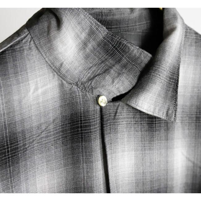 TOWN CRAFT タウンクラフト TC26S01200 オンブレチェックシャツ 半袖 60S OMBRE LOOP COLLAR S/S SHIRTS |  | 15