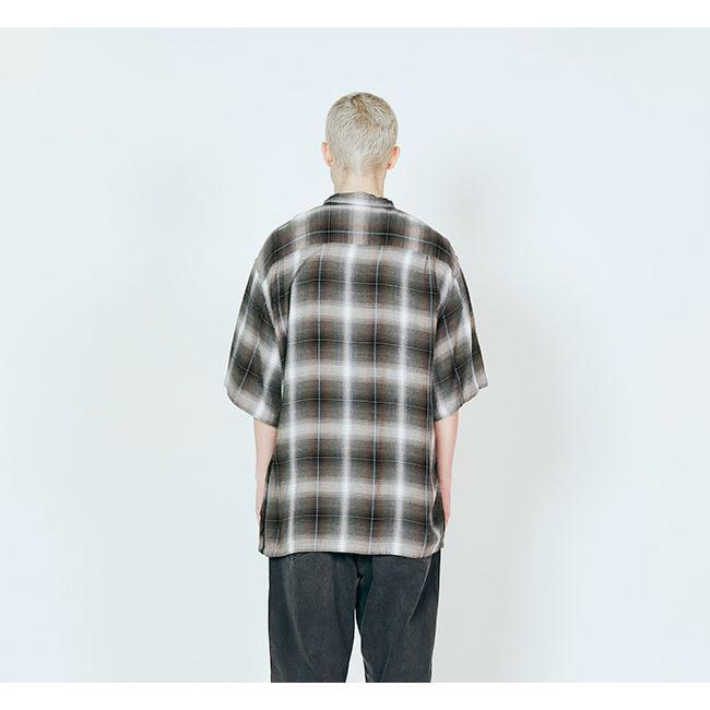 TOWN CRAFT タウンクラフト TC26S01200 オンブレチェックシャツ 半袖 60S OMBRE LOOP COLLAR S/S SHIRTS |  | 02