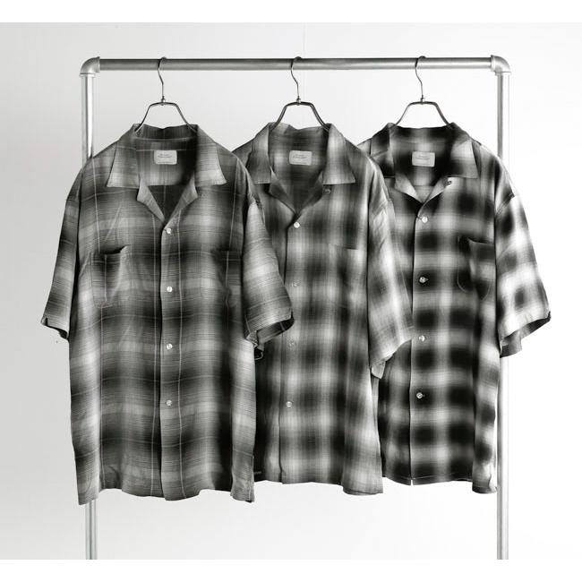 TOWN CRAFT タウンクラフト TC26S01200 オンブレチェックシャツ 半袖 60S OMBRE LOOP COLLAR S/S SHIRTS |  | 03