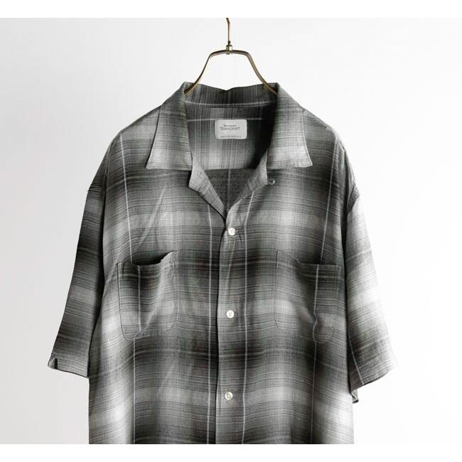 TOWN CRAFT タウンクラフト TC26S01200 オンブレチェックシャツ 半袖 60S OMBRE LOOP COLLAR S/S SHIRTS |  | 08