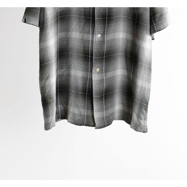 TOWN CRAFT タウンクラフト TC26S01200 オンブレチェックシャツ 半袖 60S OMBRE LOOP COLLAR S/S SHIRTS |  | 09