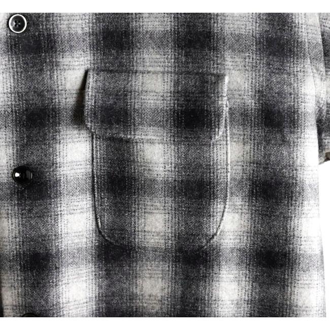 TOWN CRAFT タウンクラフト TC25F006AM 50S ウール オンブレ ダブルフラップ ループカラーシャツ 50S WOOL OMBRE W-FLAP LOOP COLLAR SHIRT |  | 11