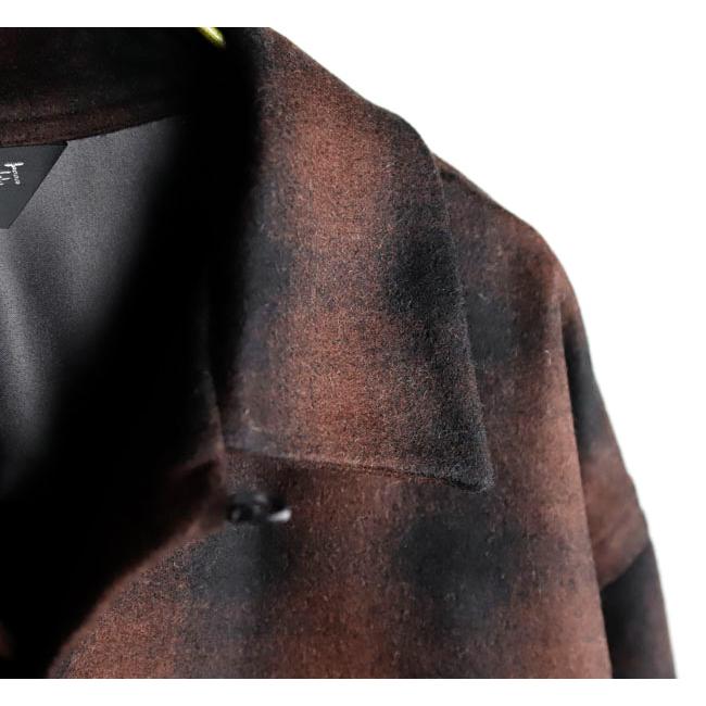 TOWN CRAFT タウンクラフト TC25F006AM 50S ウール オンブレ ダブルフラップ ループカラーシャツ 50S WOOL OMBRE W-FLAP LOOP COLLAR SHIRT |  | 16
