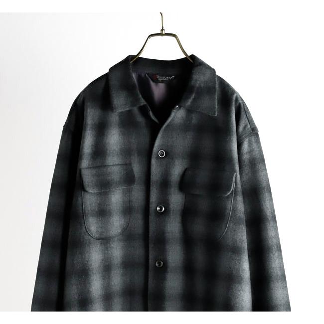 TOWN CRAFT タウンクラフト TC25F006AM 50S ウール オンブレ ダブルフラップ ループカラーシャツ 50S WOOL OMBRE W-FLAP LOOP COLLAR SHIRT |  | 17