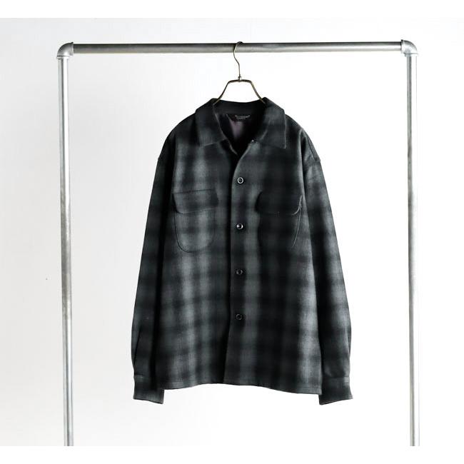 TOWN CRAFT タウンクラフト TC25F006AM 50S ウール オンブレ ダブルフラップ ループカラーシャツ 50S WOOL OMBRE W-FLAP LOOP COLLAR SHIRT |  | 06